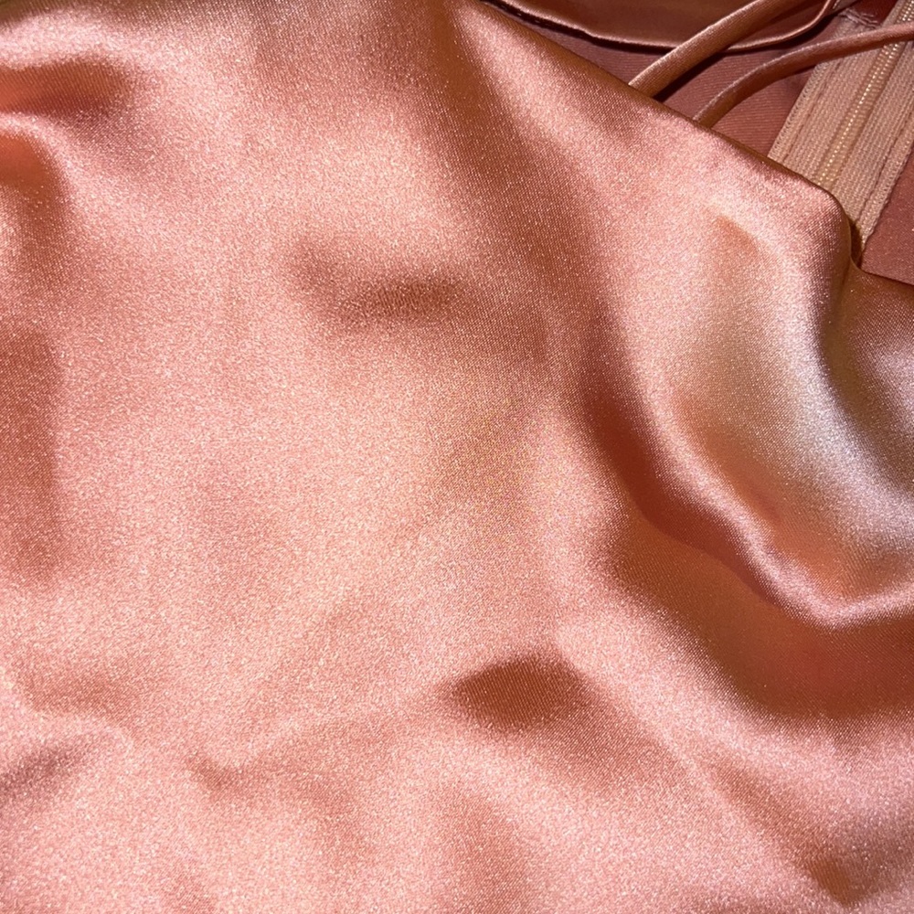 Zara pink stain draped mini dress - Picture 13 of 16